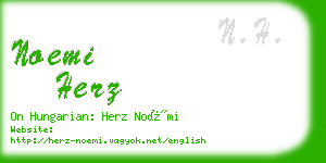 noemi herz business card
